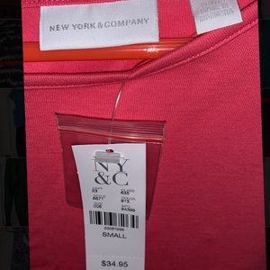 NY&Co PINK DRESS - cotton NWT - Discontinued in st